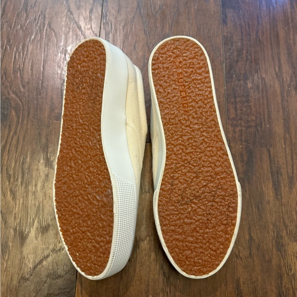 SUPERGA 2306 Cotu Platform Beige Platform Slip-on Sneaker - Picture 5 of 9